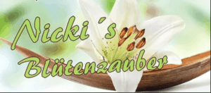 Logo Nickis Blütenzauber - Floristik und Blumen in Garching a.d. Alz - Nicole Kemeder Floristin für Hochzeit, Trauer und Event